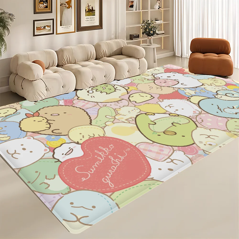 Cartoon Pink Sumikko Gurashi tappetino tappetino INS Style Soft camera da letto pavimento casa lavanderia tappeti antiscivolo per la casa