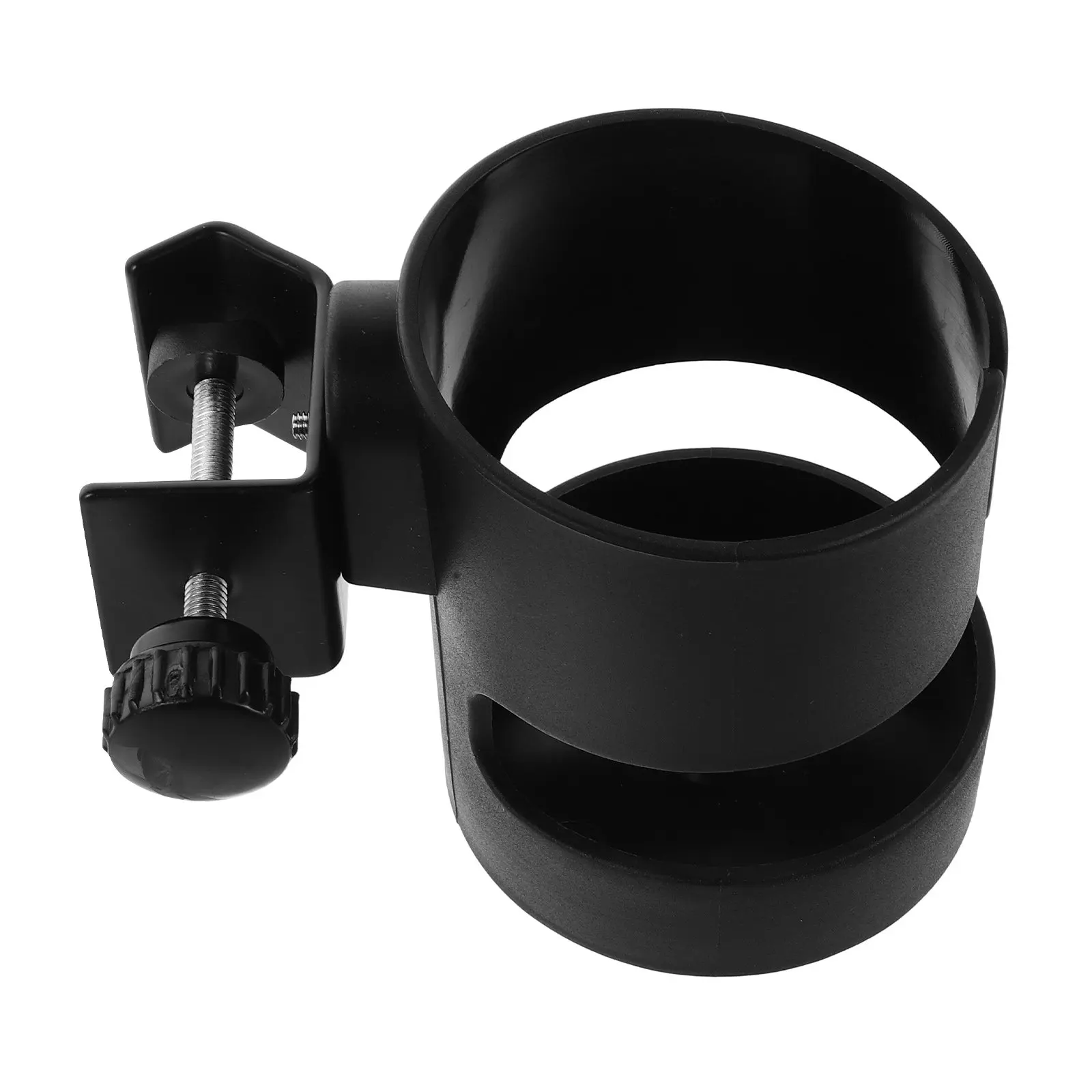 Clamp-on Music Stand Cup Holder Multifunctional Mic Stand Drink Holder Detachable Accessory for Performers Band Members