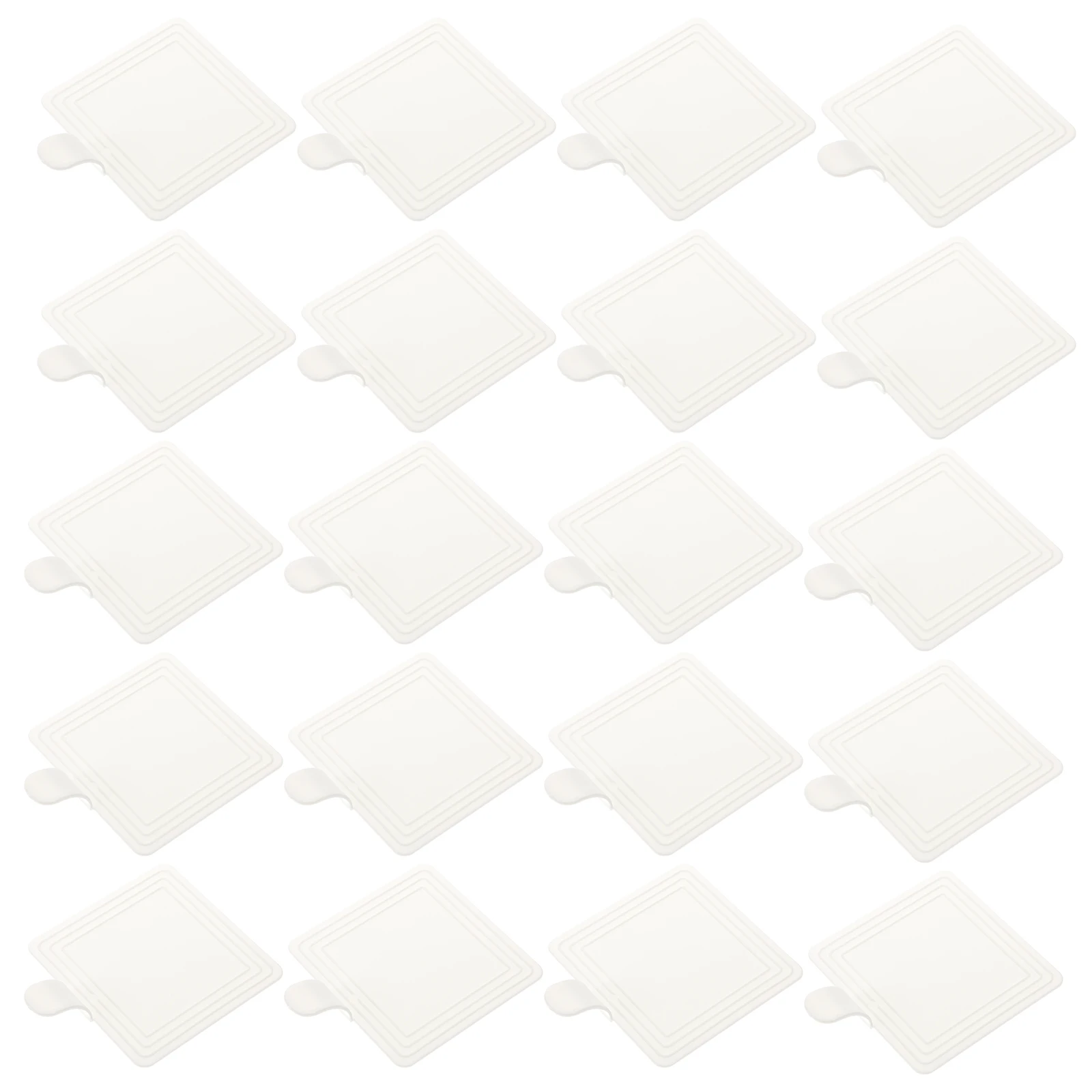 

100 pcs Cake Board Dessert Tray Baking Accessories Party Dessert Serving Tray Fine Workmanship Smooth Edges Safe Environmentally
