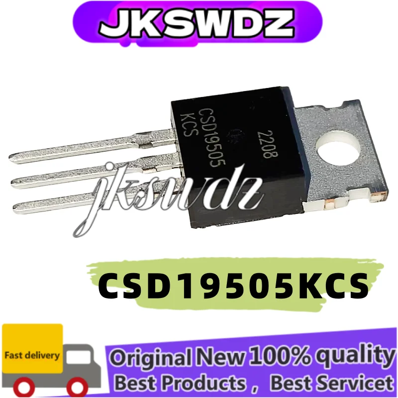 

10-20-30 pcs new 100% CSD19505KCS CSD19505 19505KCS 150A 80V TO-220 MOS field-effect transistors electronics