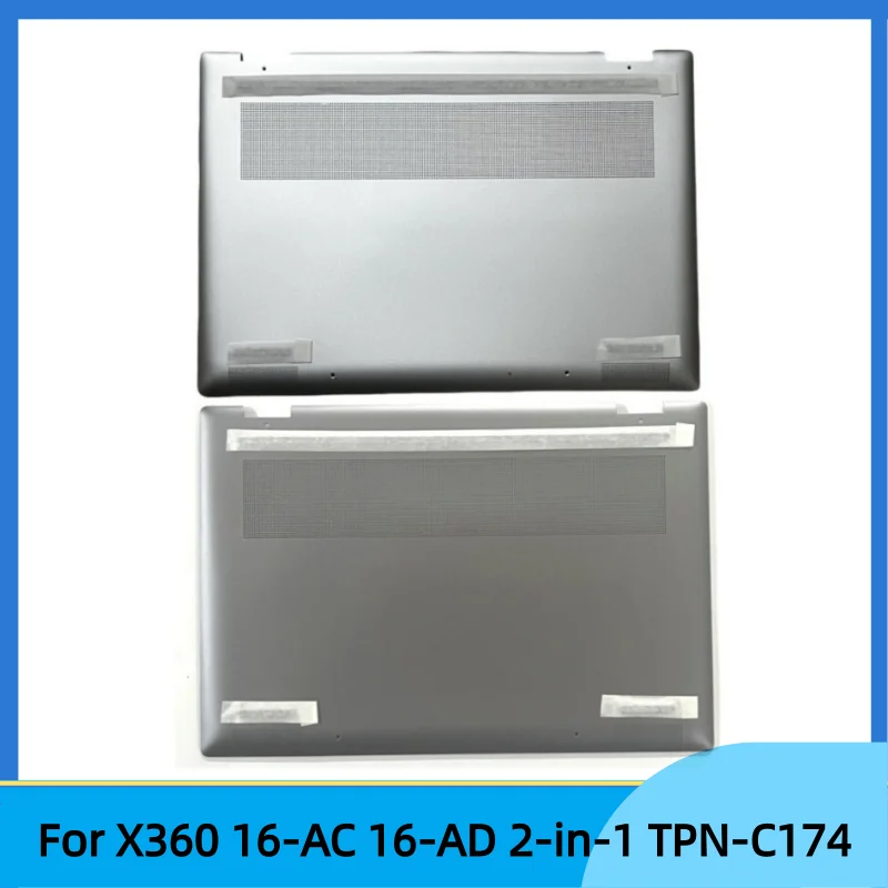 كمبيوتر محمول جديد لـ X360 16-AC 16-AD 2-in-1 TPN-C174 غطاء قاعدة سفلي حافظة سفلية D Shell