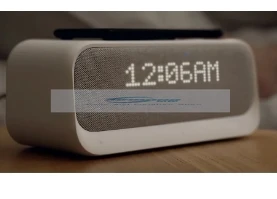 Soundcore Wakey altavoces alimentados para Anker con reloj despertador, sonido estereo, Radio FM, ruido blanco