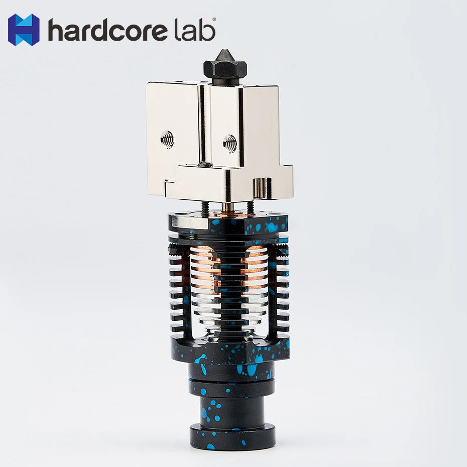 3D Printer Volcano Hotend，High Flow BINGO Hotend Tri-metal Heatsink and Hardened Steel Volcano Nozzle Compatible for E3D-Volcano