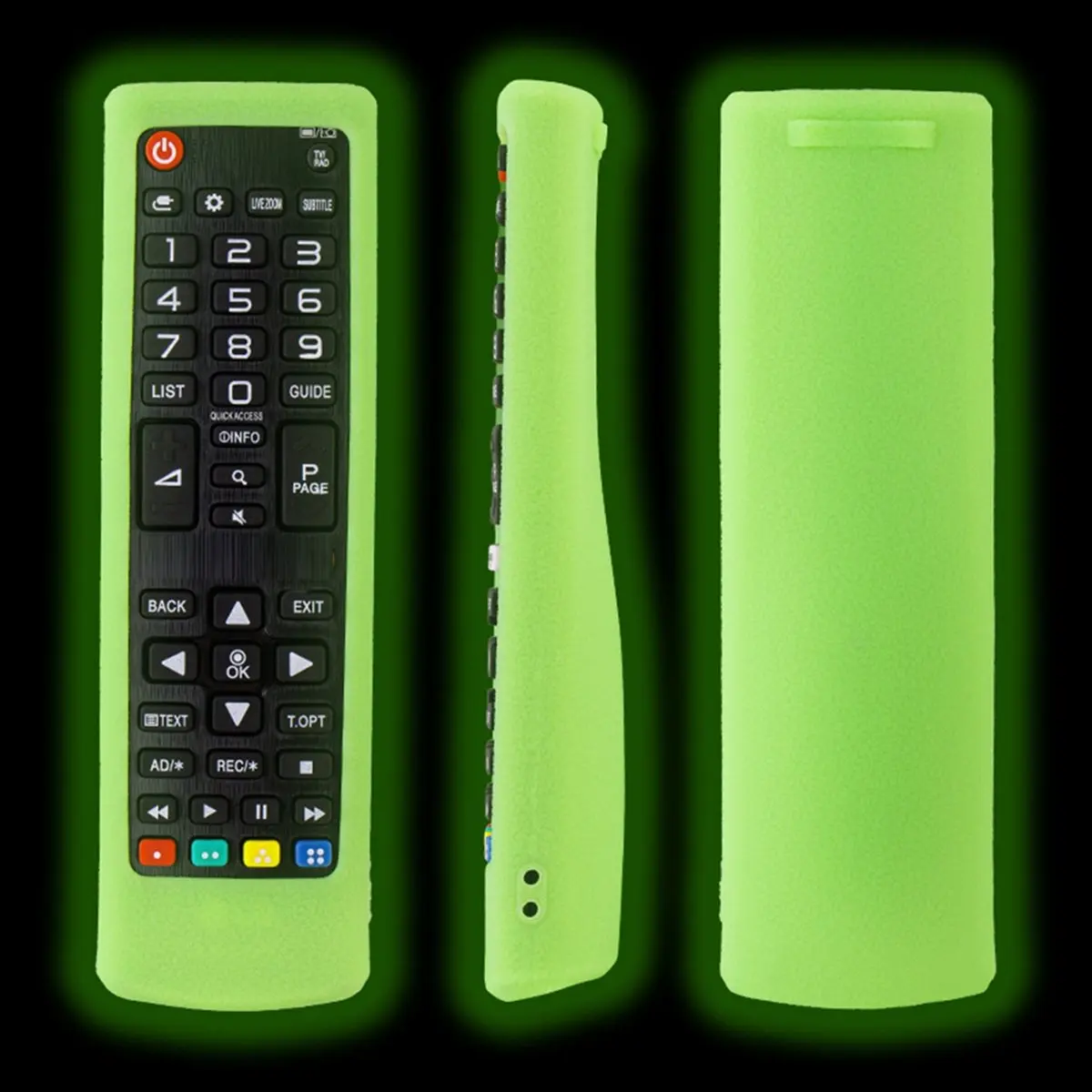 

T70C! 5PCS Silicone Case Protective Sheath Fit for LG AKB75375604 AKB75095308 AKB73715601 AKB Series TV Remote Control Cover