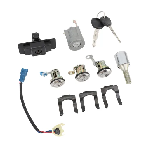 Imagen 2 del producto Juego de llaves de cilindro de cerradura completa para coche MR 259111 Repuesto para Mitsubishi Pajero Montero 2.o 1990 a 2004