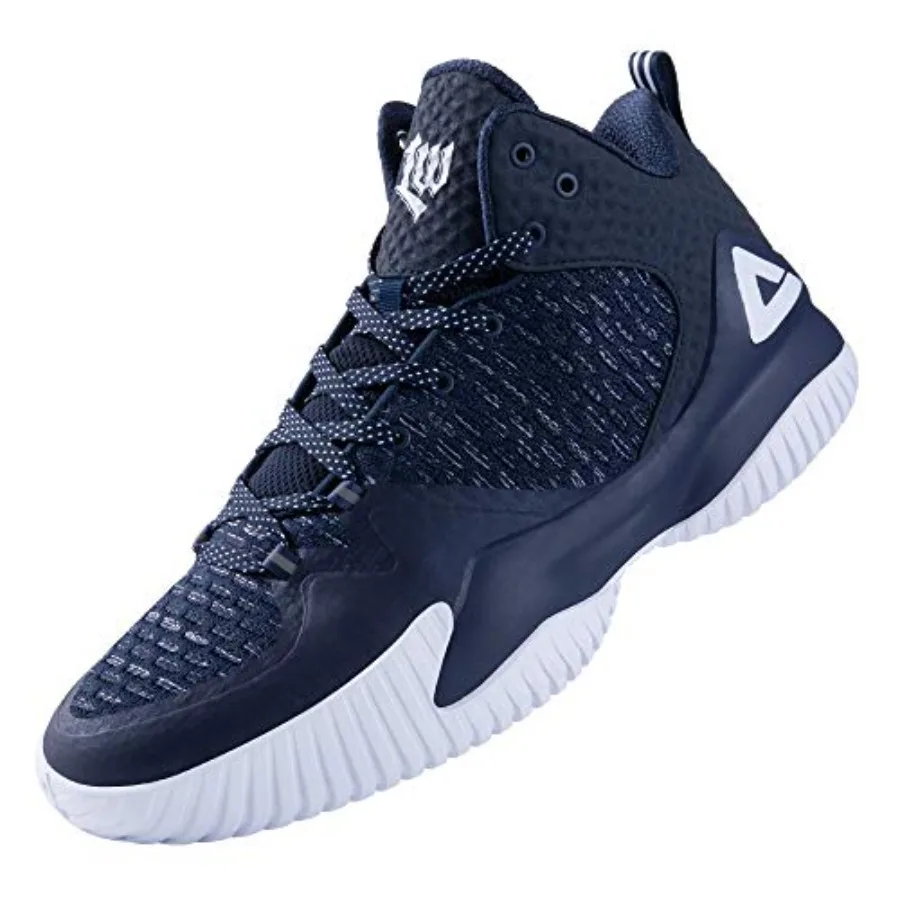 

PEAK High Top Mens Basketball Shoes Lou Williams Streetball Master Breathable Outdoor Sneakers Cushioning Shoes for Fitness