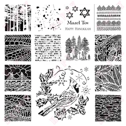 Plastic Stencils Sailing To The Forest Diary Scrapbook Paper Craft Engraving Make Photo Album Decoration Greet Cards Handmade