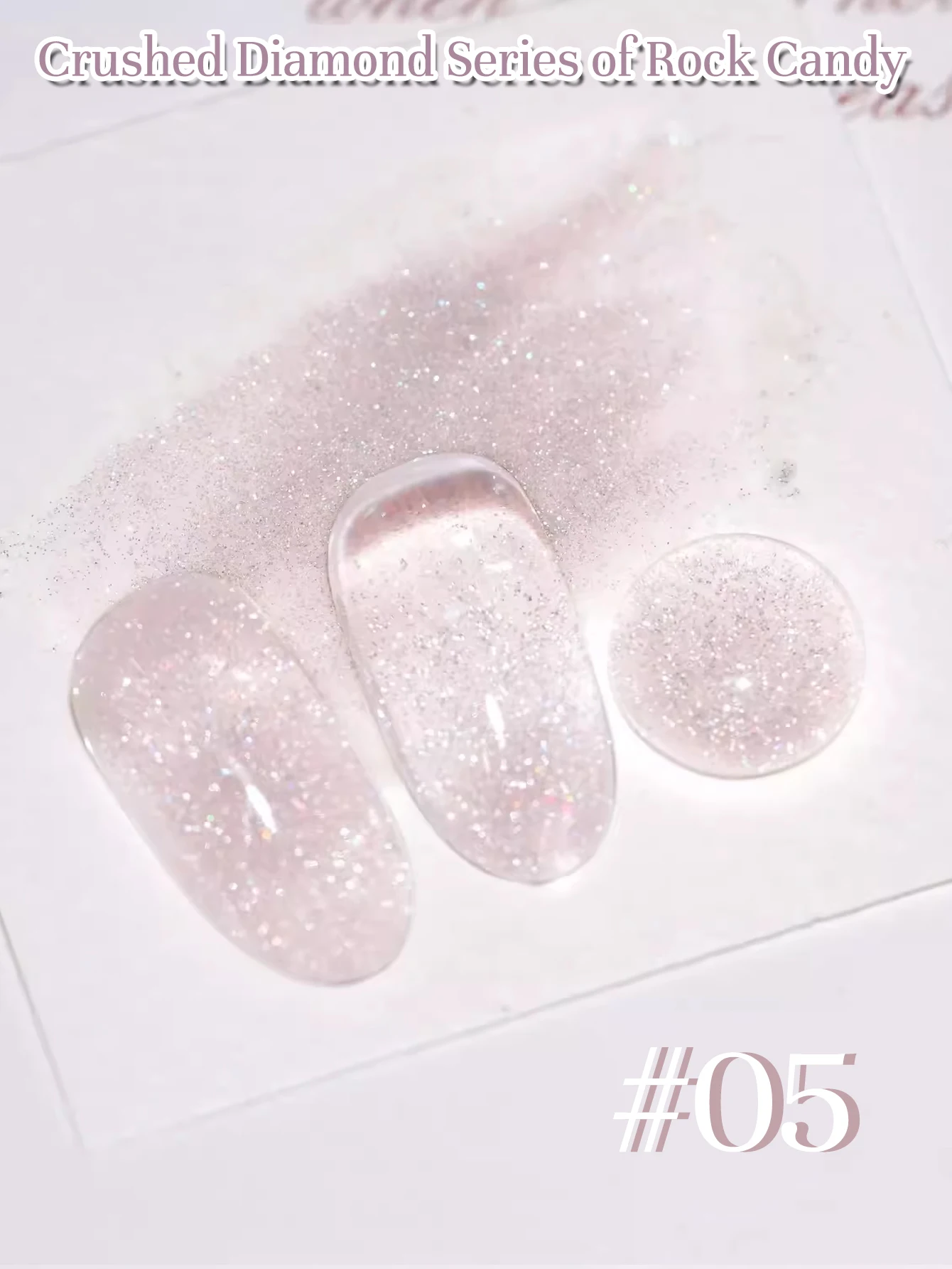 MIANEL 12ML 1-12 pezzi Smalto per unghie gel diamante schiacciato zucchero roccia Smalto per unghie glitter rosa I più venduti Unghie rosa Unghie estive