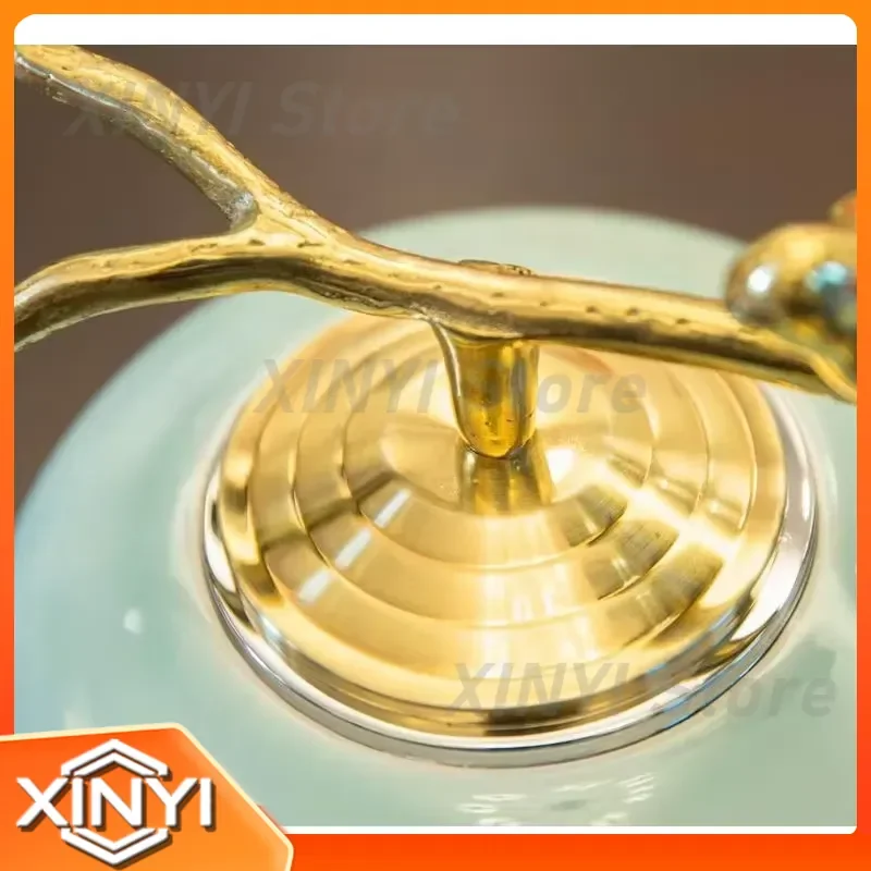 for Modern Style Living Room Ceramic Jar Decoration Bedroom Furniture European Style 1 Piece of Golden Home Decoration Gift