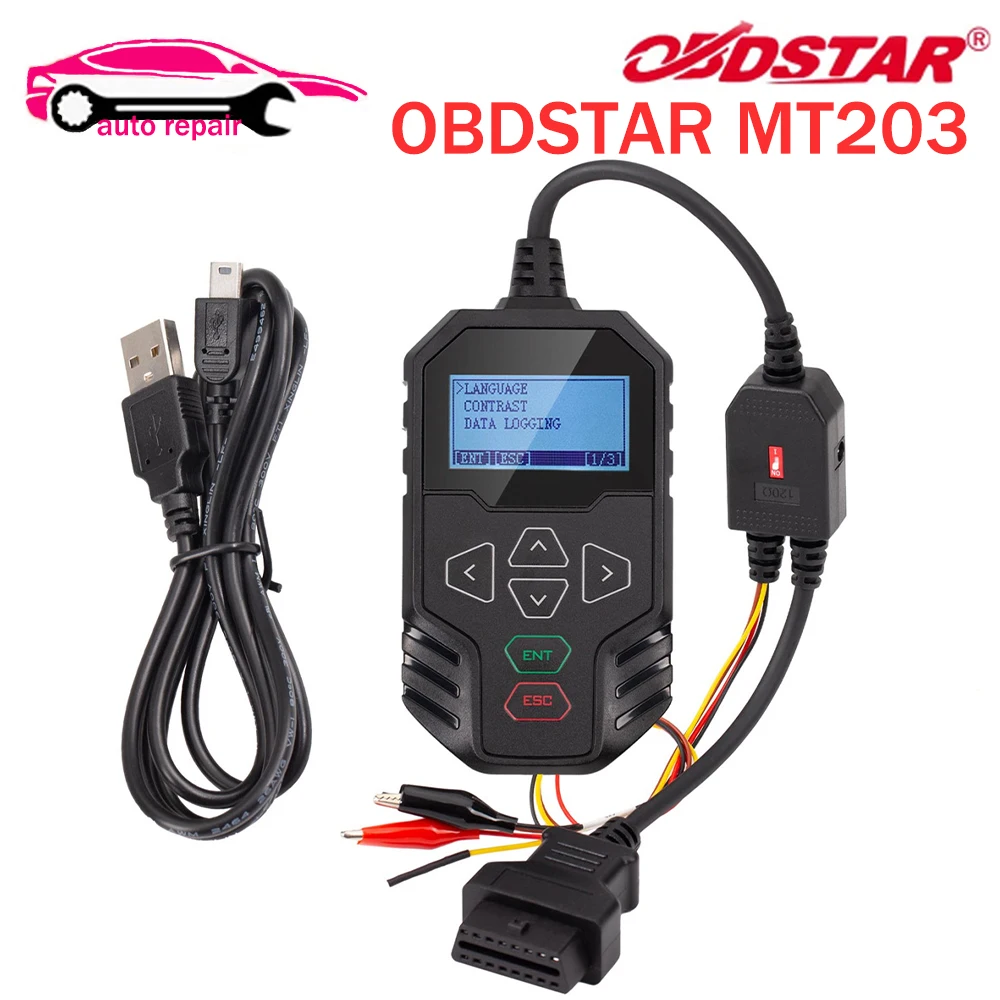 2024 New OBDSTAR MT203 CAN Driver/Gateway Simulator Support Dash, Audio, Gear Lever, AC Panel Test Functions 2 Years Free Update