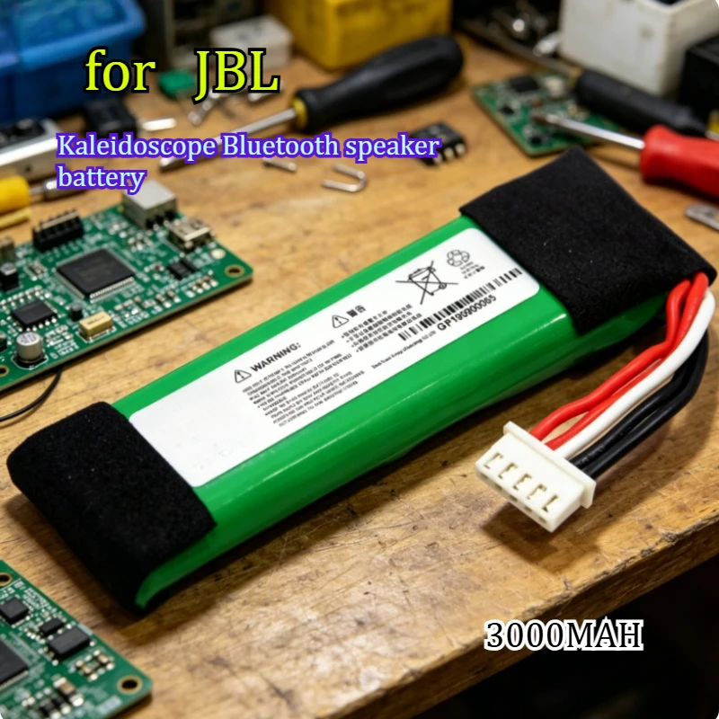 

3.7V 3000mAh for JBL Flip 4 Kaleidoscope Bluetooth Audio Battery GSP872693 01 Compatible with Long Range Rechargeable Battery