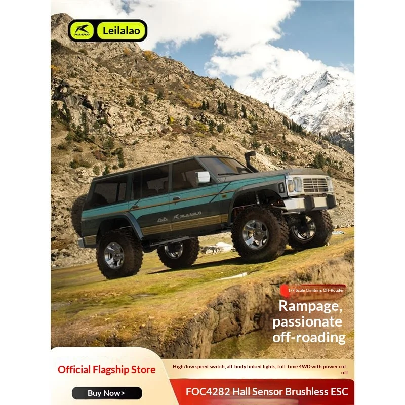 LeiLuo TK07 1/7 RC Rock Crawler telecomandato camion elettrico 4WD fuoristrada con differenziale di trasmissione