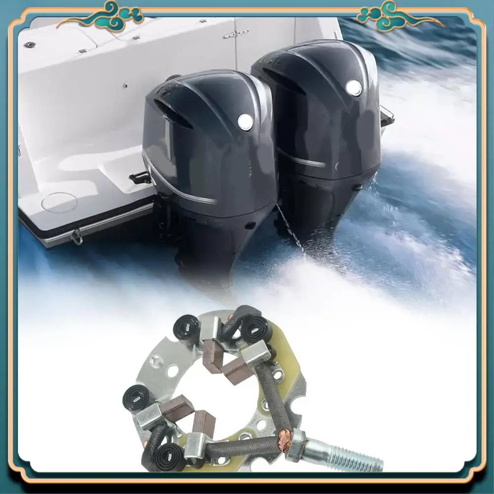 

Новейший набор угольных щеток 6N7-81840 для подвесного двигателя Yamaha 115HP 150HP 200HP 6N7-81840-00 Лодочный двигатель