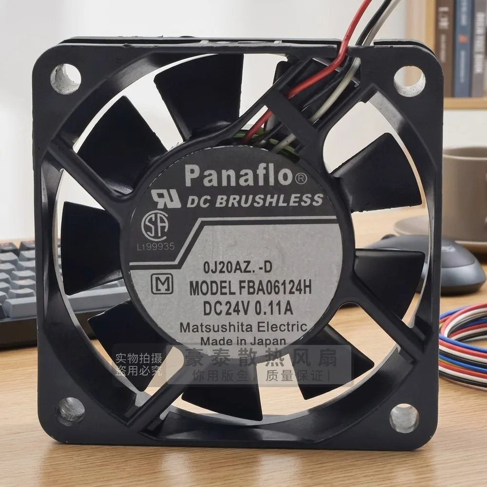 

For panaflo FBA06T24H 6015 DC24V 0.11A 6CM 3-Wire Inverter Cooling Fan