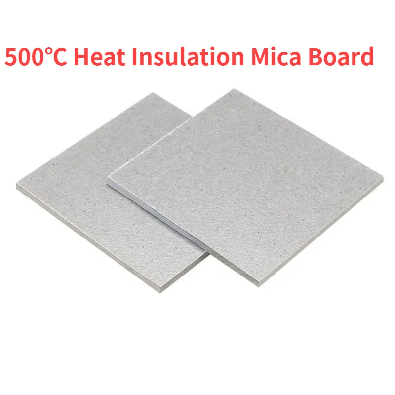 500°C Mica Heat Insulation Board Mold Industrial Flame Retardant Thermal Plate Shield for Injection Machine