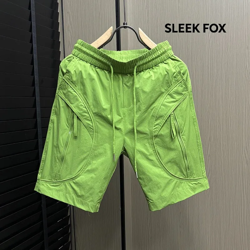 2026 Men Clothing Men's Shorts Trend Elastic Waist Sweatpants Summer Men Short Korean Fashion Streetwear Harajuku Shorts Men