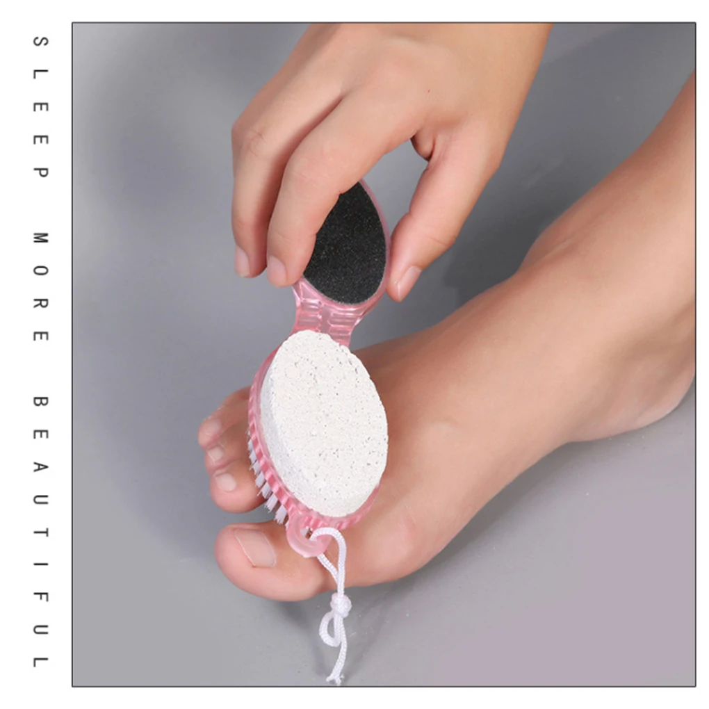 Feet Foot Care Skin Remover Stone Brush Cleaning Scrapers Grinding Tools Callus Manual Pedicure Beauty Exfoliating