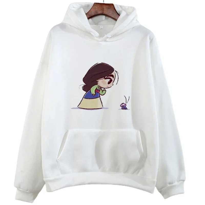 Cute Princess Graphic Printed Hoodies Fashion Casual Hoodie Pullover Tops Autumn Winter Unisex Harajuku Women\'s Sweatshirts y2k