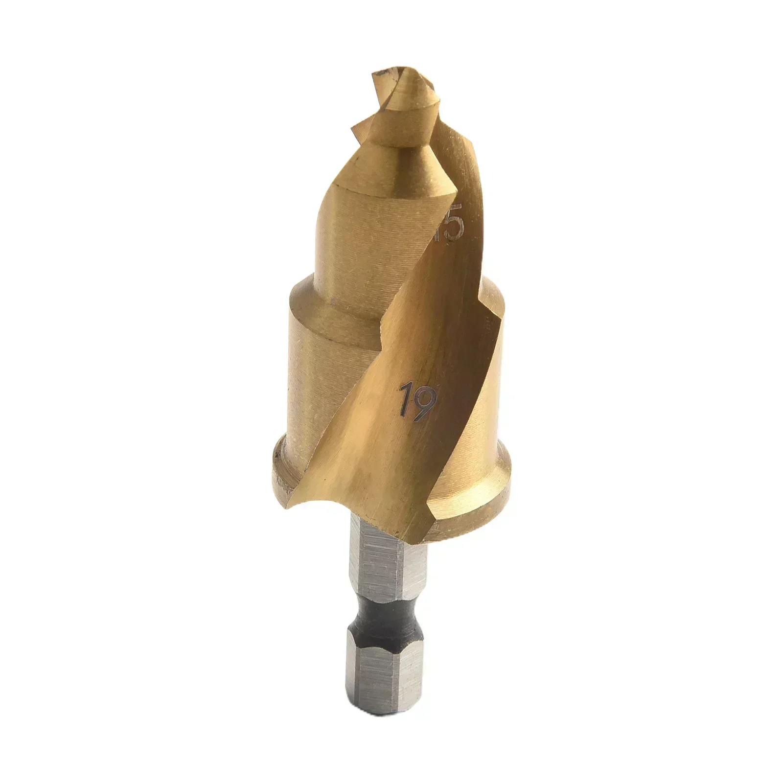 

Pipe Installation Hex Shank Step Drill Bit 6.35mm Hex Shank Drill Easy To Disassemble Electric Drill Compatible