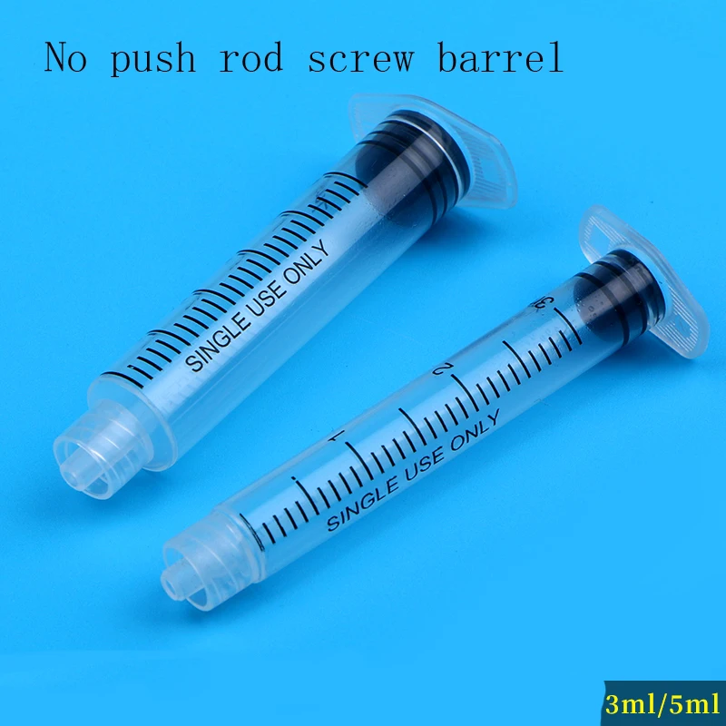 Haifei Água Light Gun Machine, Cilindro de agulha parafuso, Push Rod Needle, Acessórios Especiais, EZ/MJ, 5 ml, 3ml