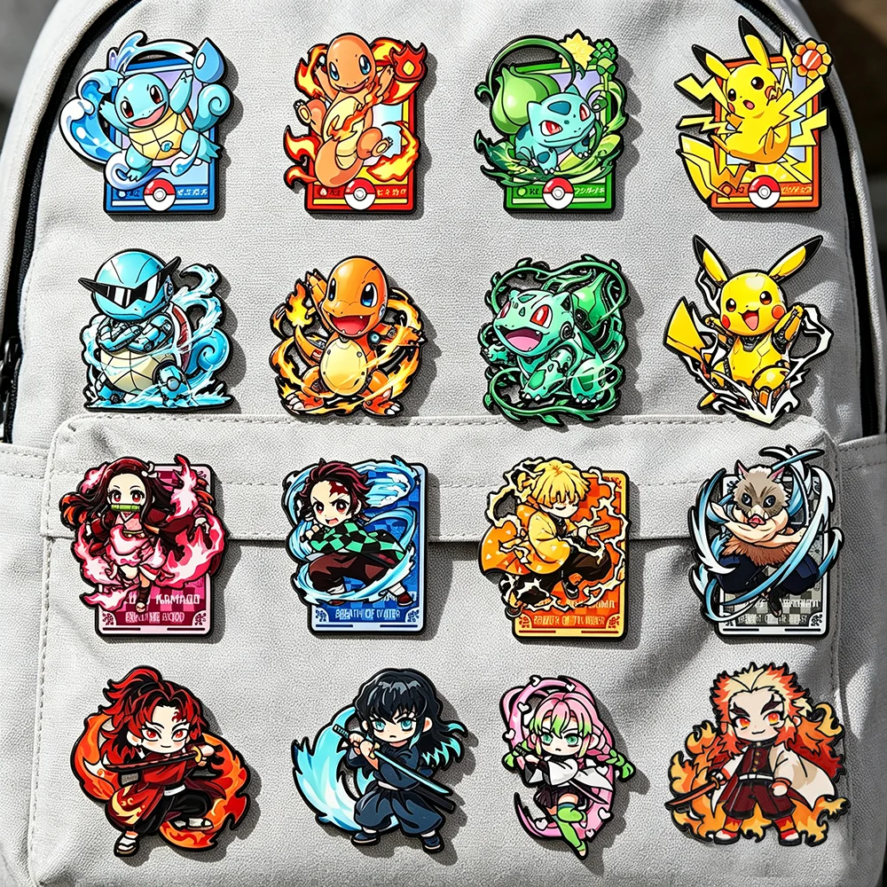8Pcs Pin Enamel Anime Pokemon - Lapel Pin Enamel ulasan dan harga
