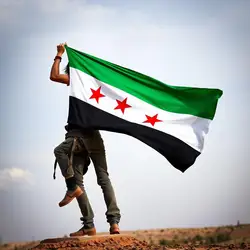 Syria flag 90x150cm The Syrian Arab Republic Syrian three star flag Banner Hanging Home Decoration flags