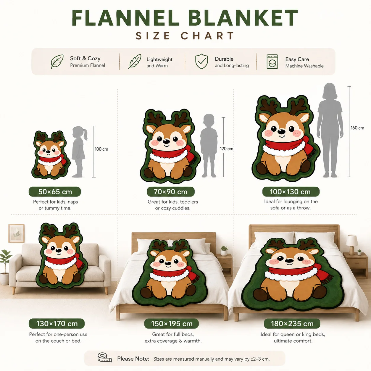 Cartoon Christmas Cute Elk Shaped Microfiber Flannel Blanket Festival Gift Creative Cartoon Alien Design Fleece Blanket for Beds