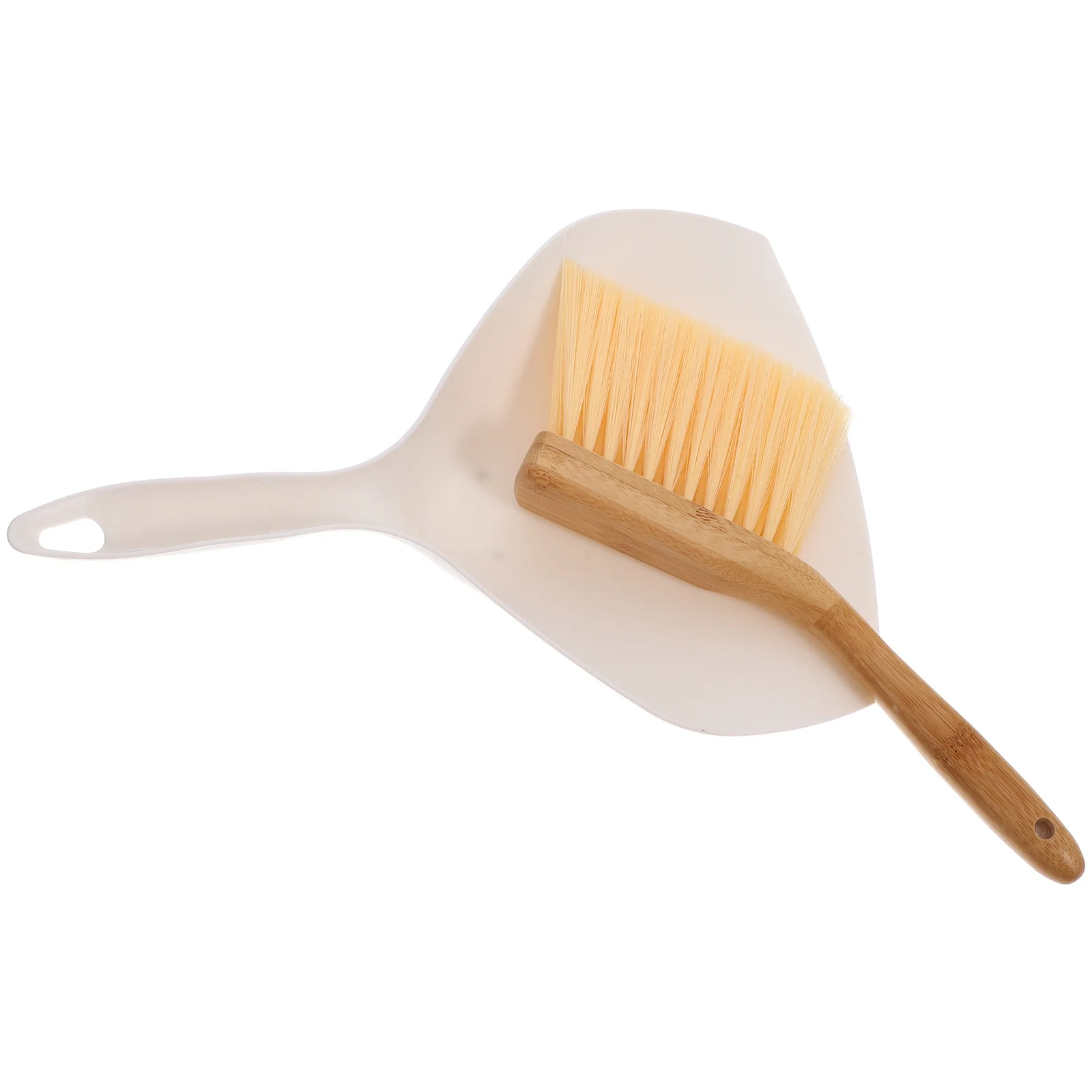 

1Set Mini Broom Dustpan Set Portable Lightweight Soft Bristles Multiuse Efficient Cleaning Desktop Countertop Small Sweeping