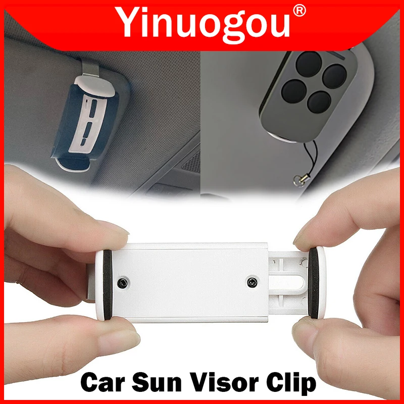 Soporte de Clip para llave de coche, visera solar, Control de puerta de garaje, ajustable, 47-70mm, Control remoto de garaje, accesorios, abridor,