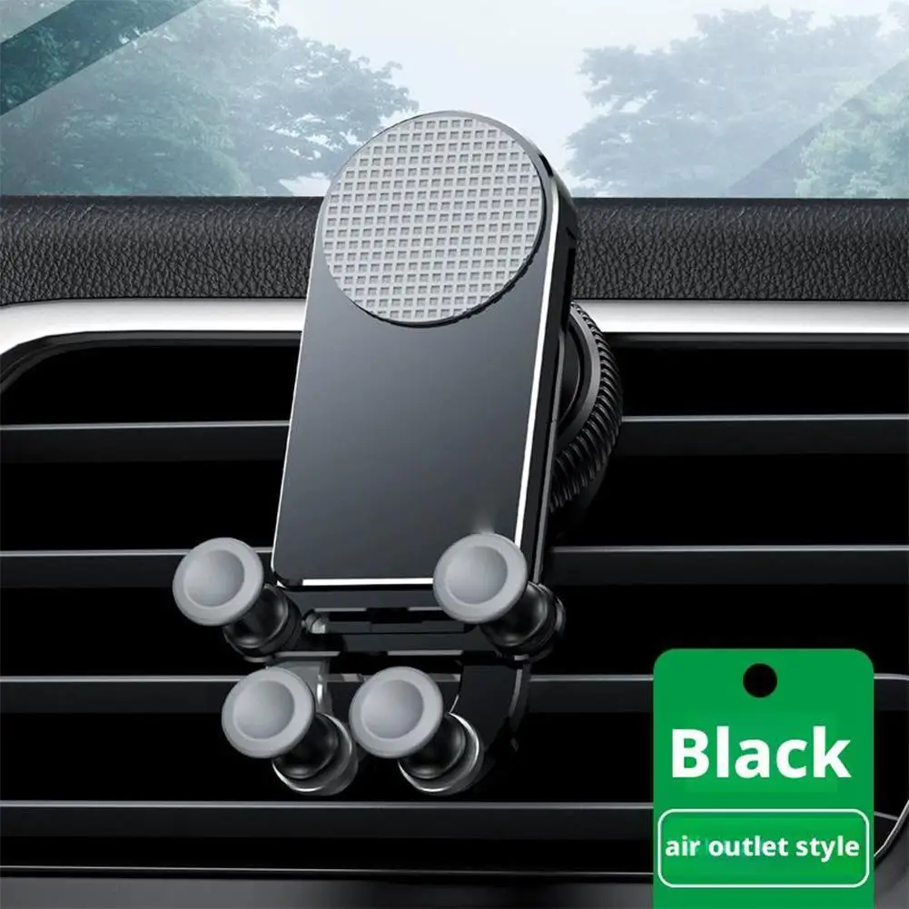 

Car Gravity Mobile Phone Stand Mount Dashboard Suction Cup Air Outlet Bracket Extendable 360°Rotate Holder For Phone Tablet