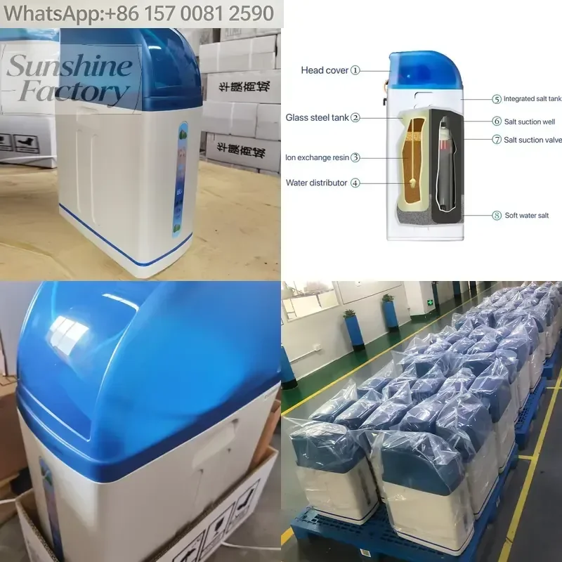 Whole House Water Softener All-in-One Central Purification, Large Flow, Anti-Scale, Salt Regeneration for Home & Commercial
