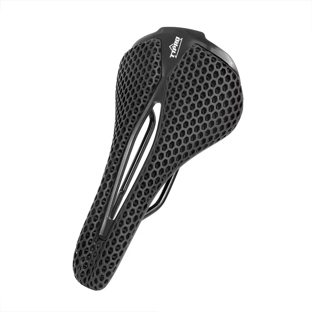 

TTPRO 3D Printed Bicycle Saddle Ultralight Carbon Fiber Hollow Breathable MTB Road Bike Seats Mountain Bike Accessories