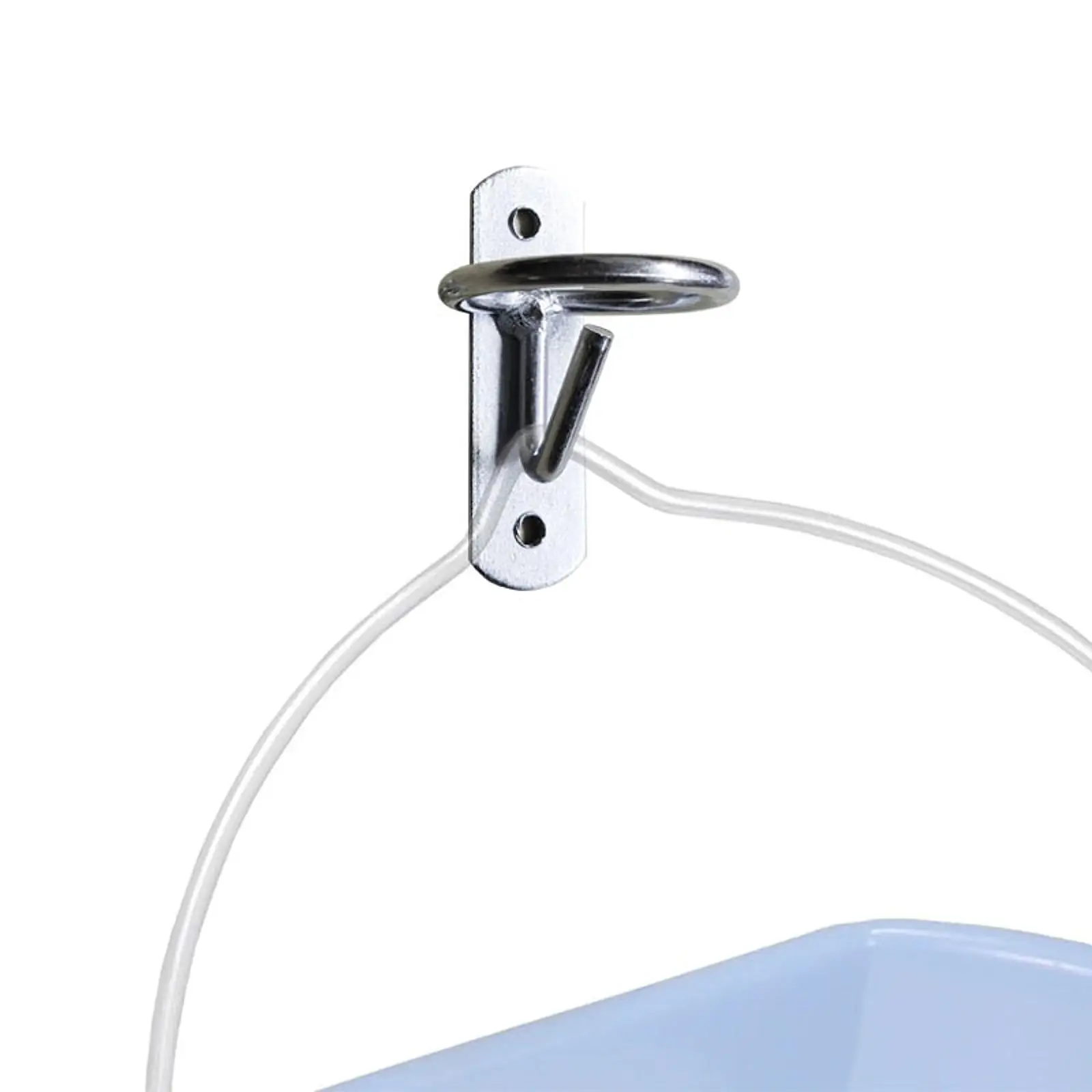 

2Pcs Equestrian Bucket Hook Hanger Multifunctional Wall Mount Heavy Duty Metal
