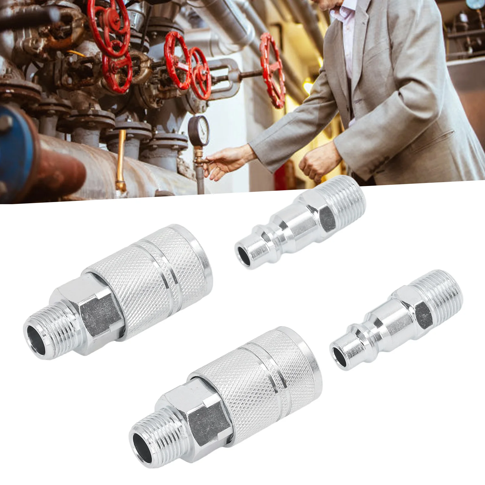 

Комплект воздушной муфты, 6 фиксирующих шариков, фитинги для воздушных шлангов, устойчивое к высоким давлению утолщенное покрытие для установки кондиционирования воздуха