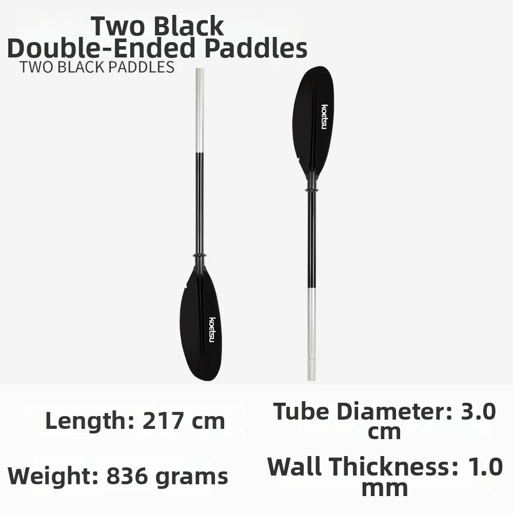 Adjustable Surfing Paddle Aluminum Alloy Multisizes Convertible Detachable Single/Double Head Oar Paddle 6 Colors