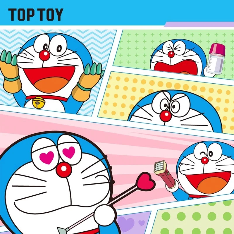 TOP ของเล่นกล่องตาบอด Doraemon Secret Prop Series รุ่น MINISO อะนิเมะ Dorami เดสก์ท็อปเครื่องประดับของเล่นเด็กรูปของขวัญวันเกิด