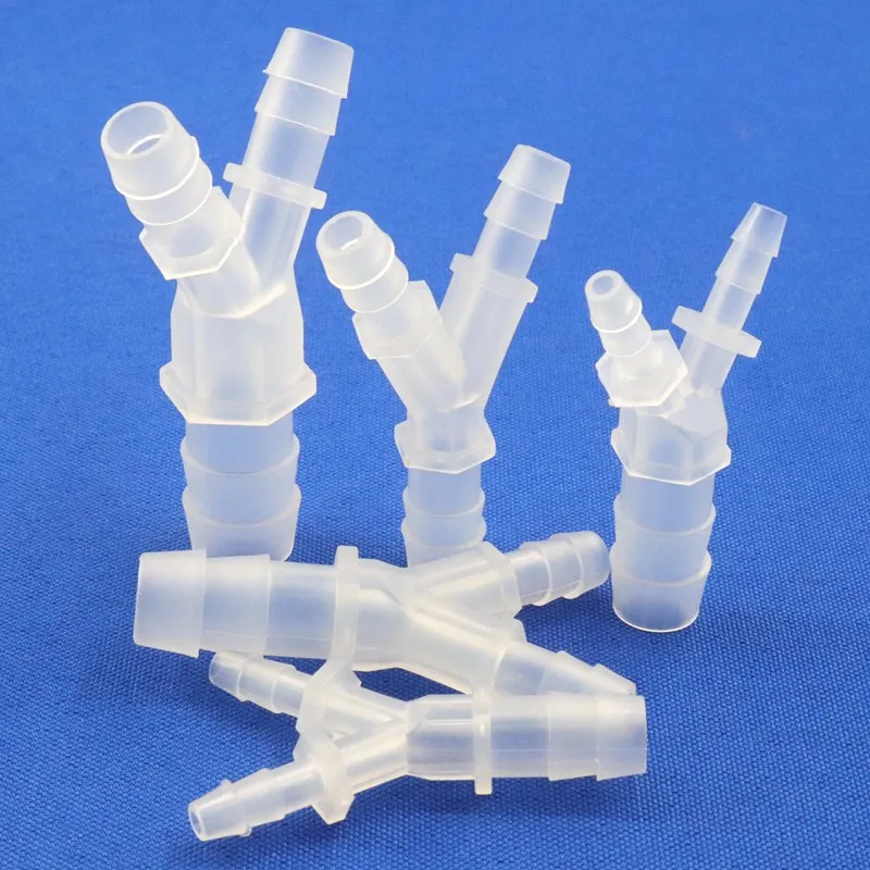 5~100pcs 6-8 to 4~16 Y-Type Reducing Tee Connectors PP Plastic Pipe Sppliters Aquarium Fish Tank AirPumpHoseDistributorConnector