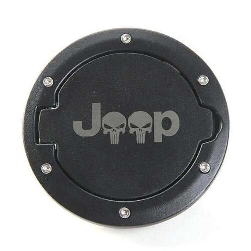 Sansour Tank Covers for Jeep Wrangler JK 2007-2017 Car oil Cap Fuel Tank Cap Cover for Jeep Wrangler Accessories Car Styling