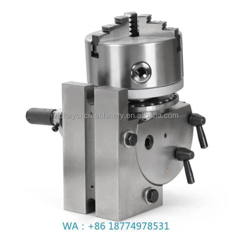 

Делительные головки Индексирующая головка станка для фрезерного станка BS-1 6 дюймов Полуиндексующая делительная головка 3-кулачковый патрон задней бабки с ЧПУ