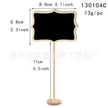 15pcs Mini Blackboard Signs Wedding Table Number Holder Rustic Decoration Small Chalkboard Message Boards Wooden Frame