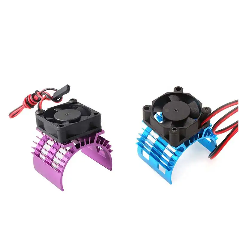1PC Universal Aluminium Kühlkörper Lüfter für HSP TRX4 1/10 RC Bürstenlose Motoren 540 550 3650 Größen - RC Car Racing Zubehör
