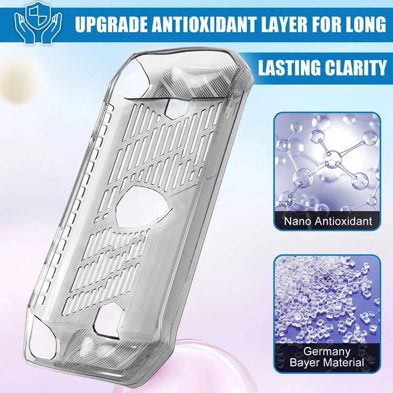 Soft TPU Protective Case Protective Anti-Drop Cover For MSI Claw Game Machine Game Accessories