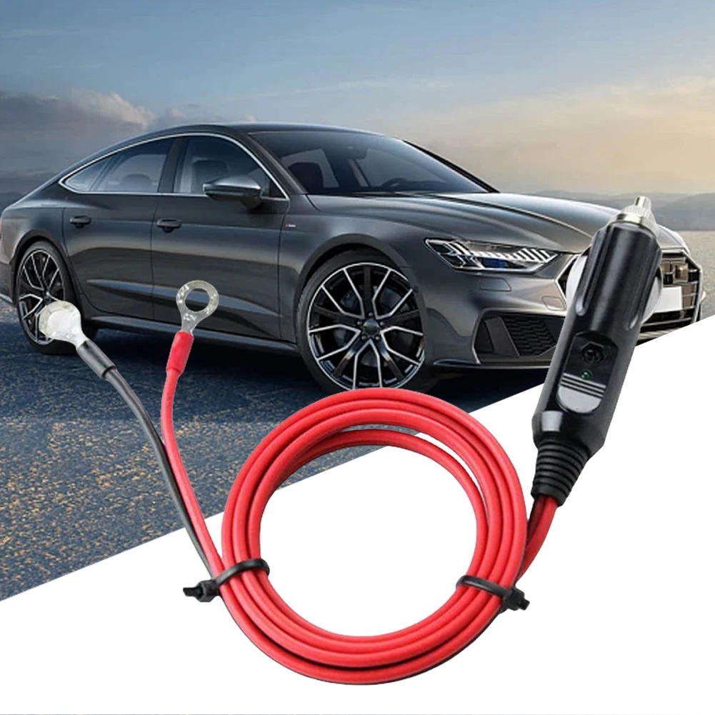 12-24V Connector Switch Heavy Duty Cigaret Socket Adapter Cigarette Lighter Adapter Power Cord Apply To Cigarette Lighter Socket