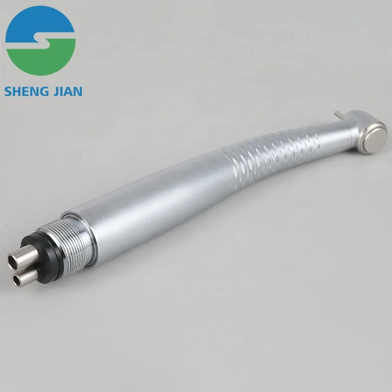 den tal Handpieces Push Button Air Turbine 4 holes Shadowless Light 5 Led High Speed den tal Handpiece