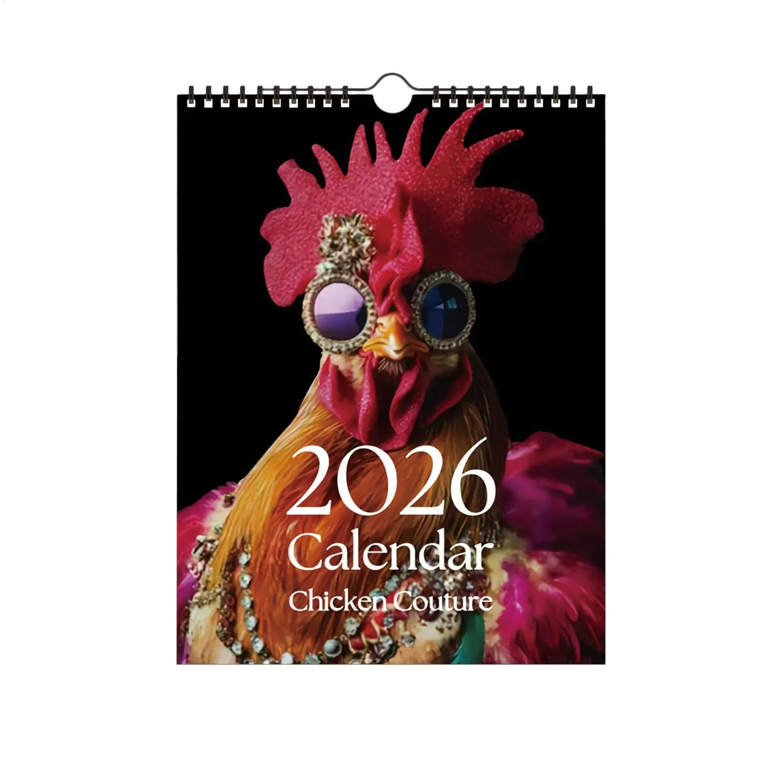 

2026 wall Calendar Fun Chicken-Themed Calendar for home office decorations Wall-Mounted Calendar 2026 new year gifts for friends