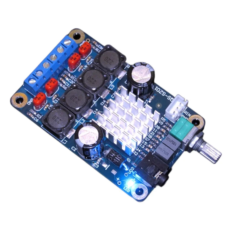 B44C Digital Power Amplifier Board Amplifier Board TDA3116D2 Dual Channel High-Power 2X50w