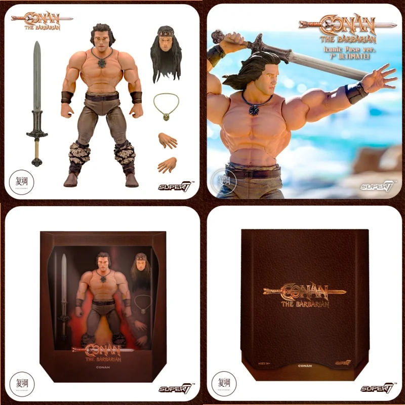 

7-Inch New Products Genuine Super7 Conan The Barbarian Ultimates Action Figure Anime Collection Model Toy Gift