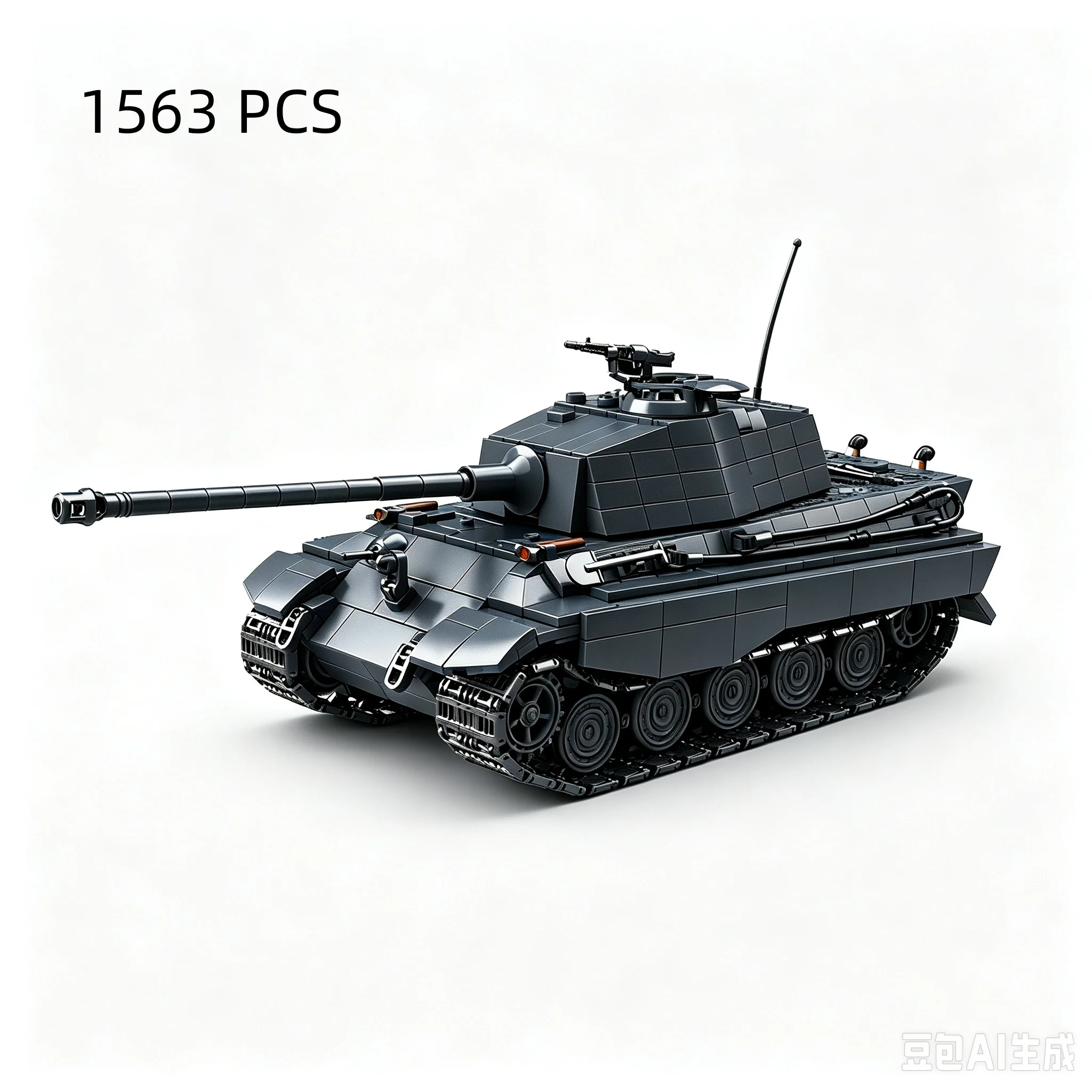 100301 Heavy Armored Vehicle Building Blocks Set DIY Assembly Tank Model Bricks Educational Puzzle Toy For Kids Boys Collectible