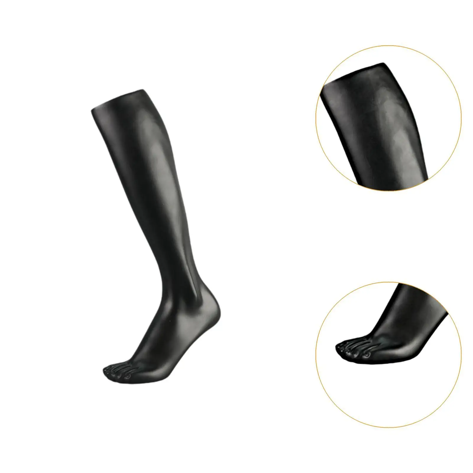 Display Mannequin PVC Foot Model Stand for Sock Hosiery Bracelet Homes Malls Retail Showcase