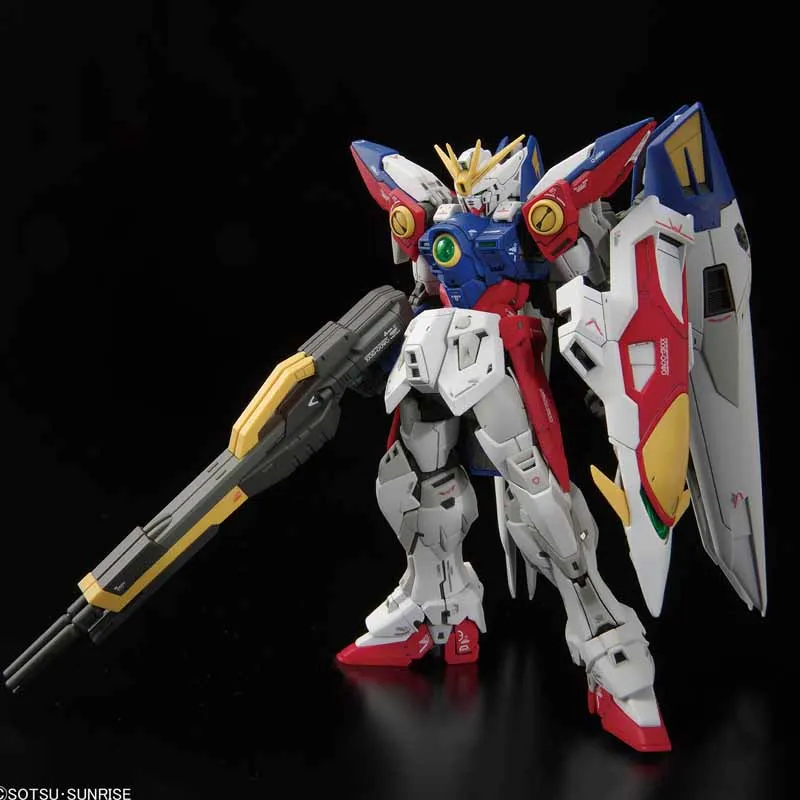 Bandai – figurine originale GUNDAM RG 1/144 WING GUNDAM ZERO, haute qualité, modèle d'assemblage, jouets, modèle à collectionner, cadeaux